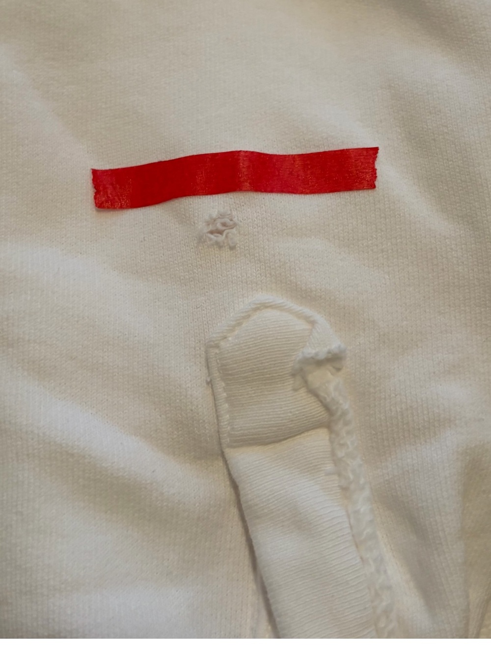 Frank & Eileen Eileen Triple Fleece Sweatshirt Button-Up White Size XS - Picture 7 of 7